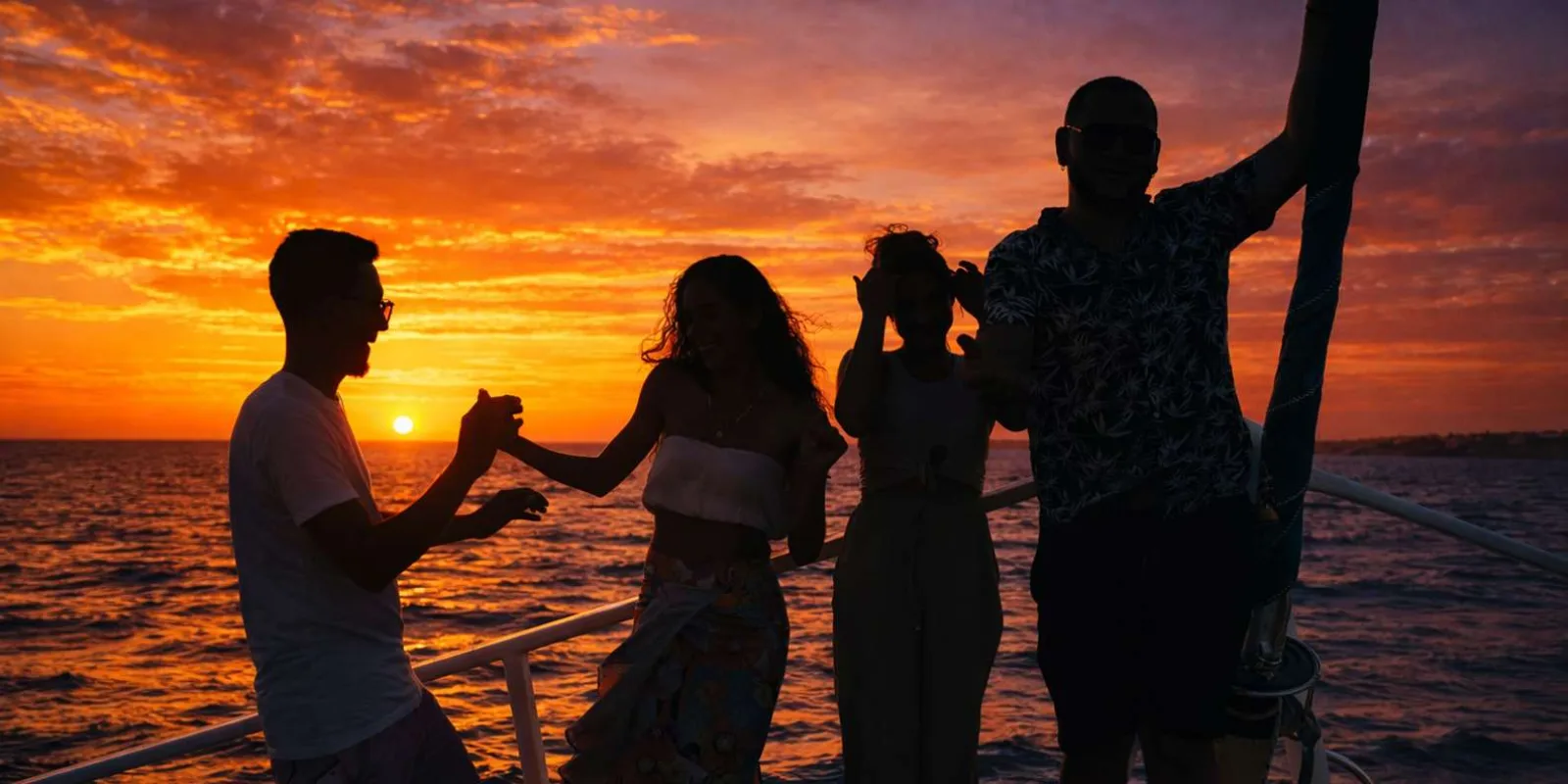 Curacao: Sunset Catamaran Cruise with Open Bar